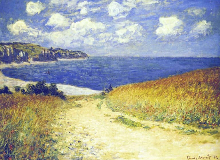 Chemin dans les blés à Pourville – Claude Monet Claude Monet