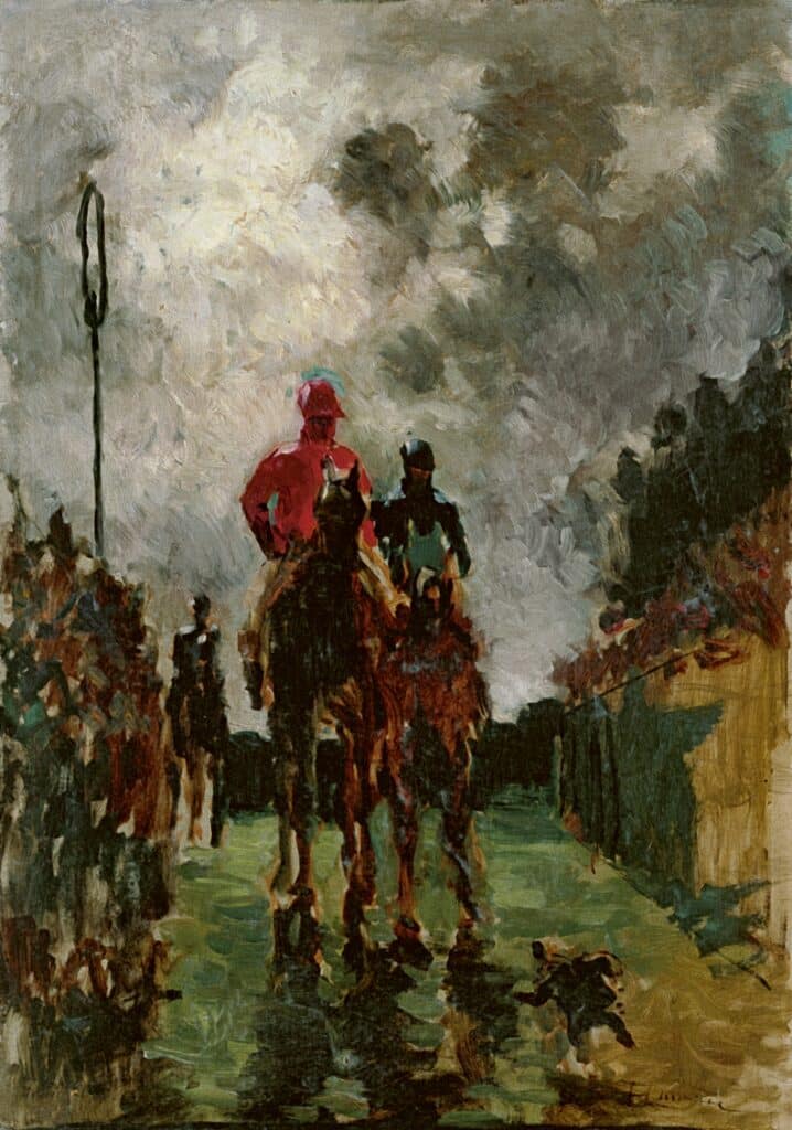 Les Jockeys – Toulouse Lautrec Henri de Toulouse-Lautrec