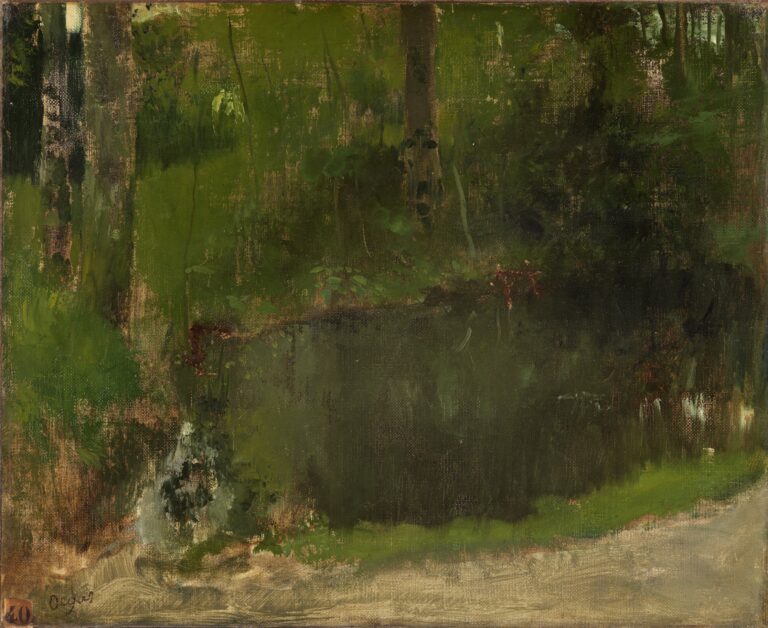 L’étang dans la forêt – Edgar Degas Edgar Degas