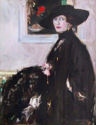 Chapeau noir, Mlle Don Wauchope – Francis Cadell Francis Cadell