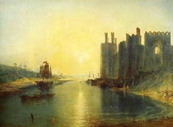 Château de Caernarvon – William Turner William Turner