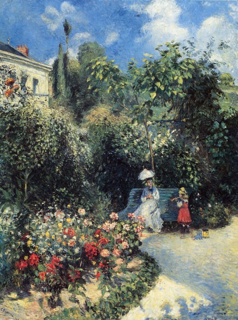 Dans le jardin des Mathurins, Pontoise – Camille Pissarro Camille Pissarro