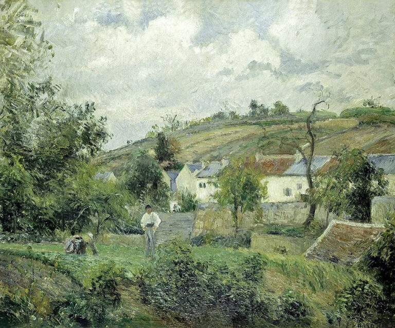 l’Hermitage, Pontoise 1878 – Camille Pissarro Camille Pissarro