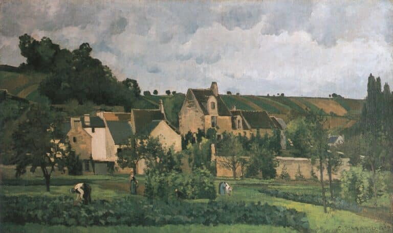 L’Hermitage à Pontoise – Camille Pissarro Camille Pissarro