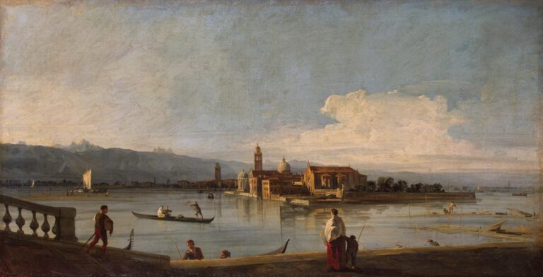 Vue des îles de San Michele, San Cristoforo et Murano depuis le canal Fondamente Nove – Giovanni Antonio Giovanni Antonio Canal