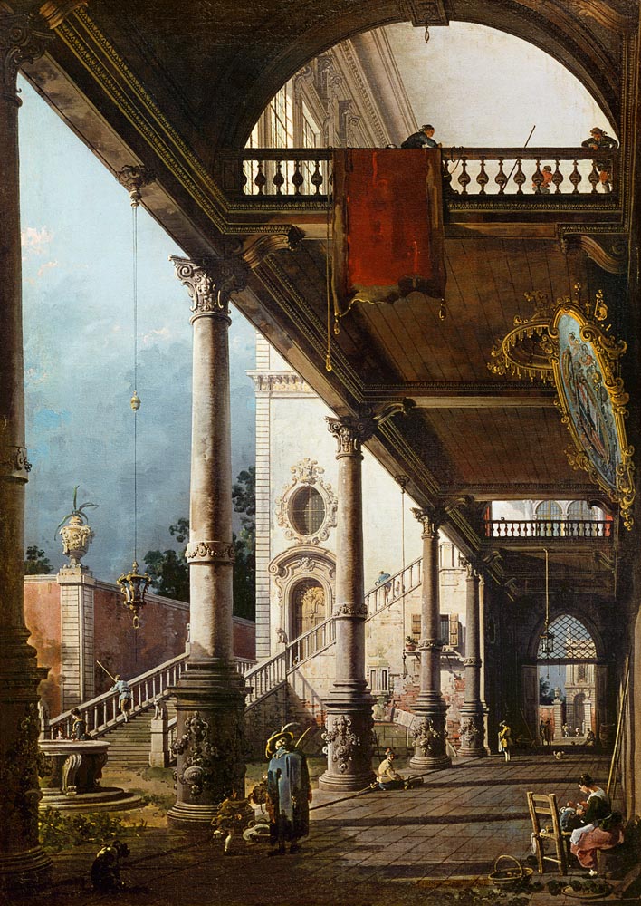 Capriccio avec colonnes – Giovanni Antonio Canal Giovanni Antonio Canal