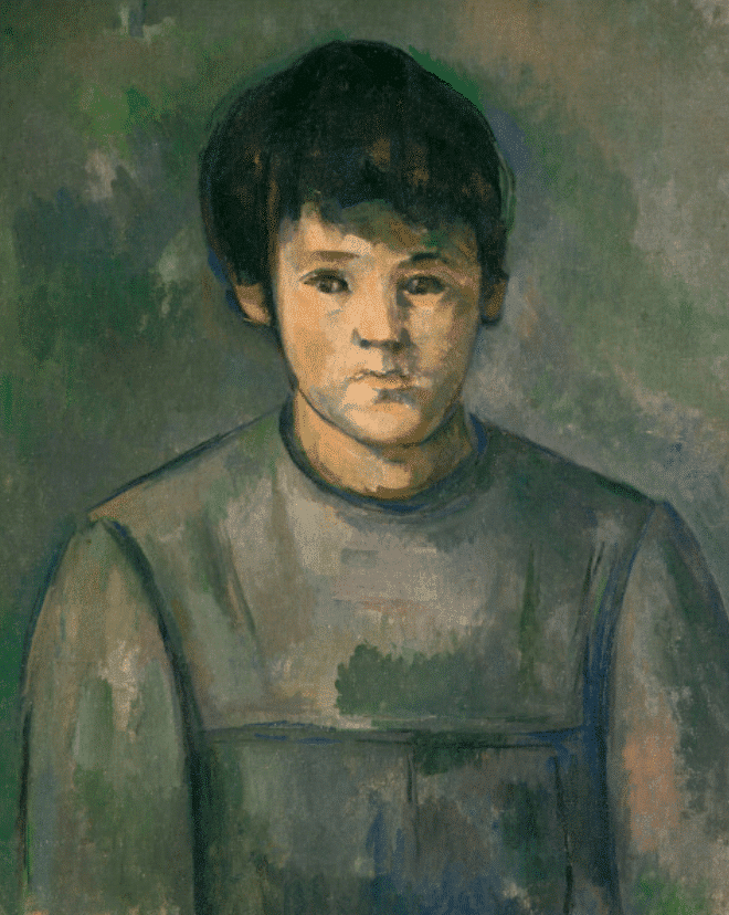 Portrait d’une jeune fille – Paul Cézanne Paul Cézanne