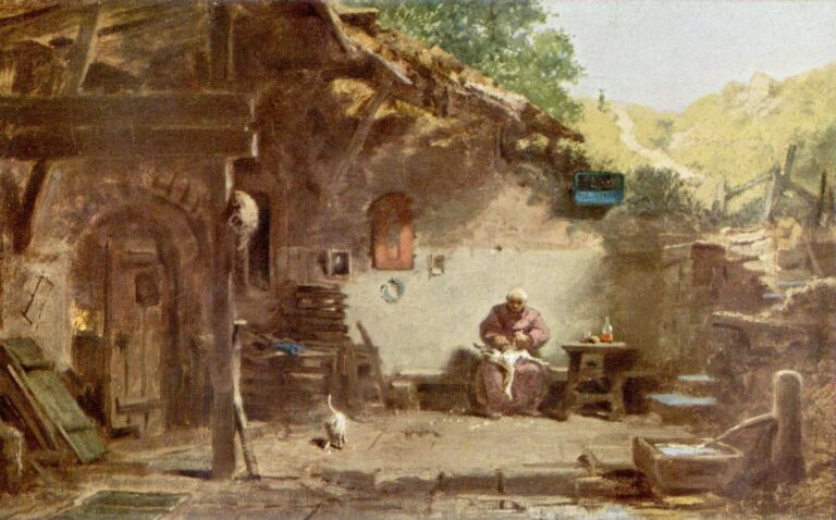 Vieux moine devant sa cellule – Carl Spitzweg Carl Spitzweg