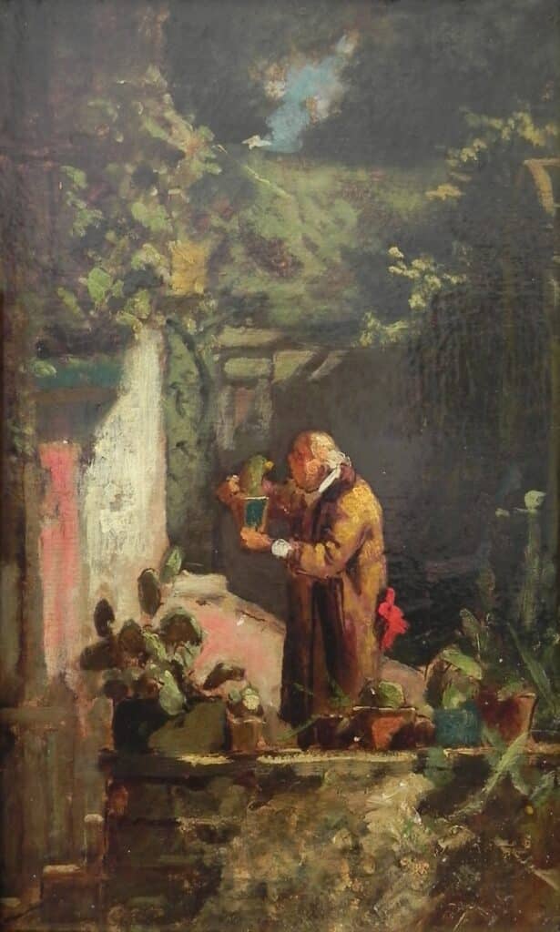 Le Prêtre comme amateur de cactus – Carl Spitzweg Carl Spitzweg