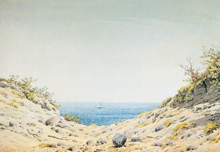 Vue à travers le remblai – Caspar David Friedrich Caspar David Friedrich