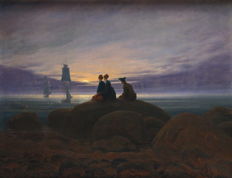 Lever de lune sur la mer – Caspar David Friedrich Caspar David Friedrich