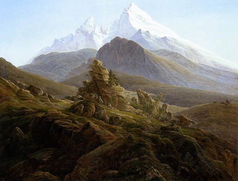 Le Watzmann – Caspar David Friedrich Caspar David Friedrich