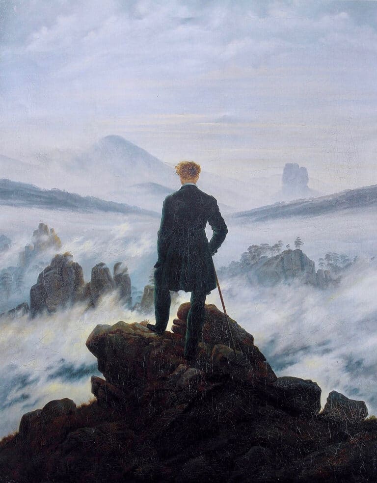 Le Voyageur contemplant une mer de nuages – Caspar David Friedrich Caspar David Friedrich