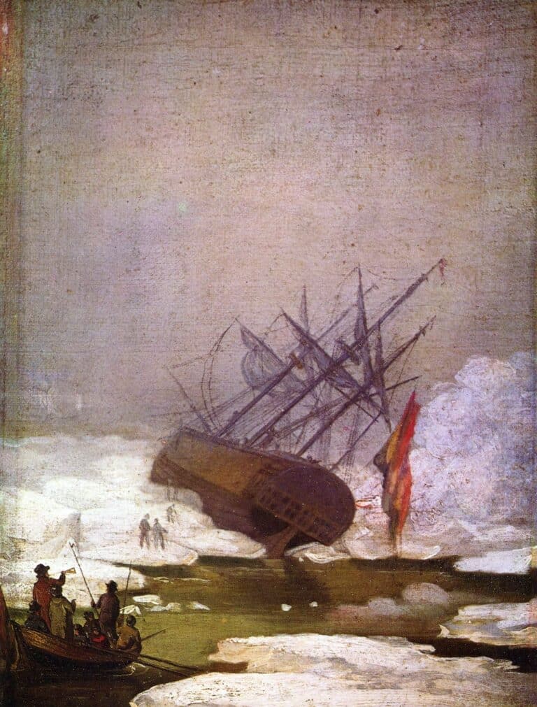 Épave dans la mer de glace – Caspar David Friedrich Caspar David Friedrich