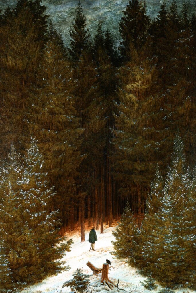 Le Chasseur dans la forêt – Caspar David Friedrich Caspar David Friedrich