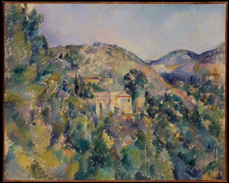 Vue du Domaine Saint-Joseph, fin des années 1880 – Paul Cézanne Paul Cézanne