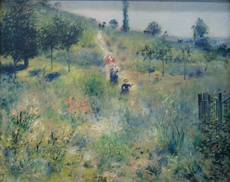 Chemin montant dans les hautes herbes – Pierre-Auguste Renoir Pierre-Auguste Renoir