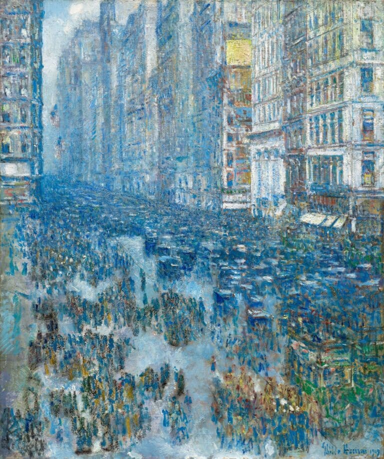 Fifth Avenue – Childe Hassam Childe Hassam