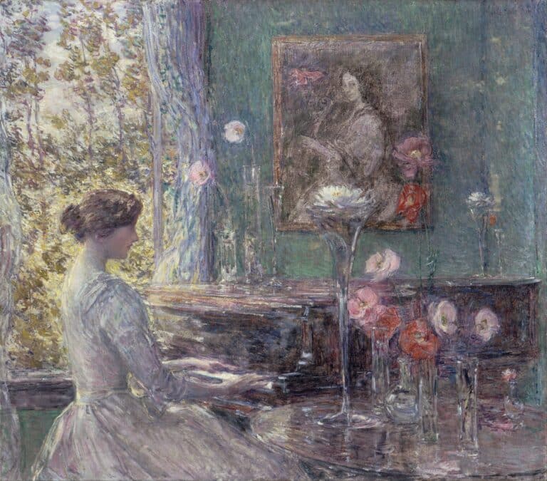 L’improvisation – Childe Hassam Childe Hassam