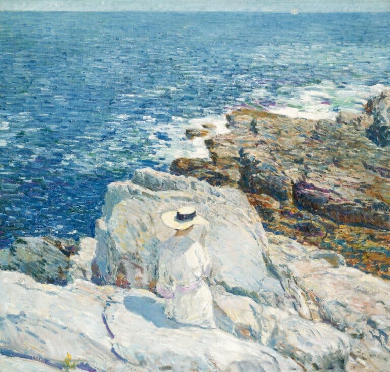 Les corniches sud, Appledore – Childe Hassam Childe Hassam