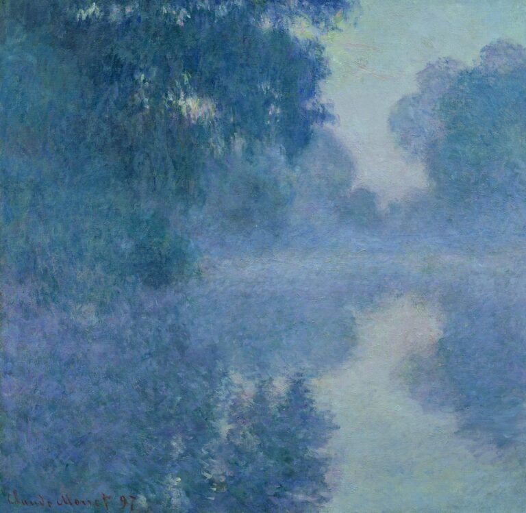 Bras de Seine, près de Giverny, soleil levant – Claude Monet Claude Monet