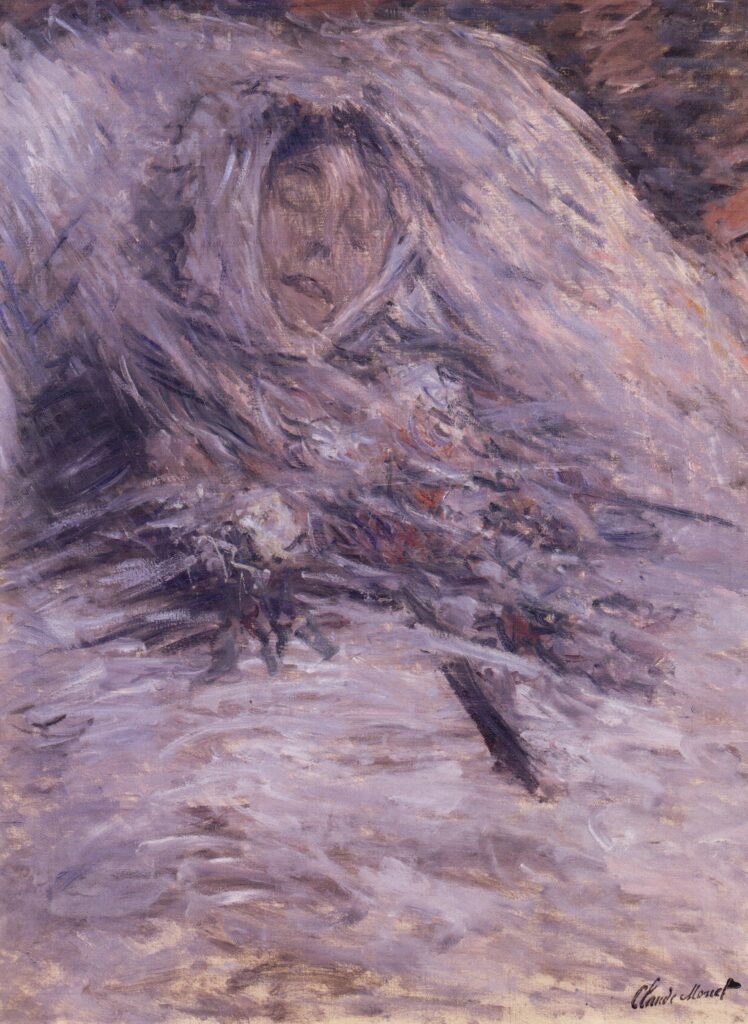 Camille Monet sur son lit de mort – Claude Monet Claude Monet
