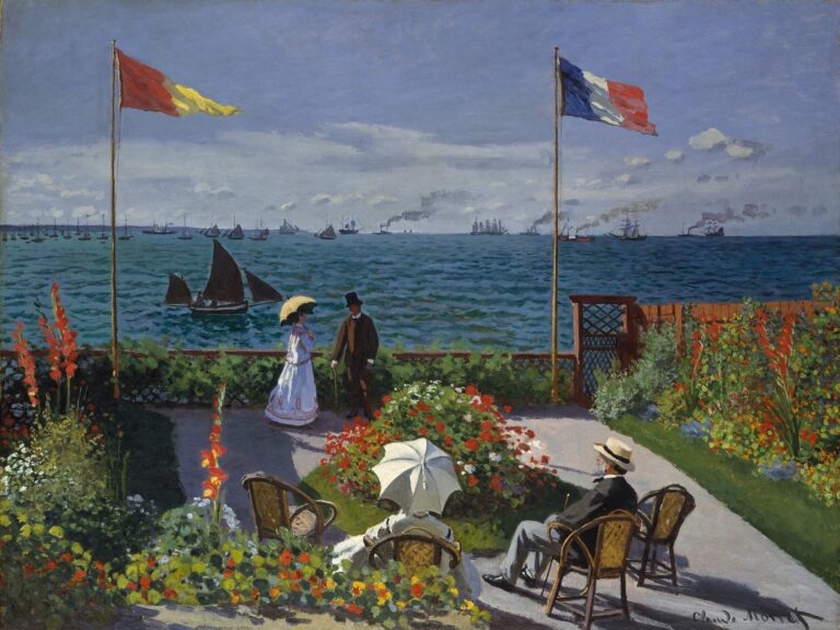 Terrasse à Sainte-Adresse – Claude Monet Claude Monet