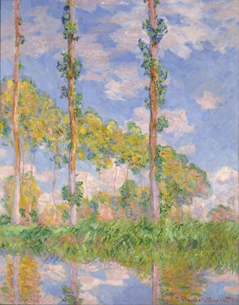 Les Trois Arbres, été – Claude Monet Claude Monet