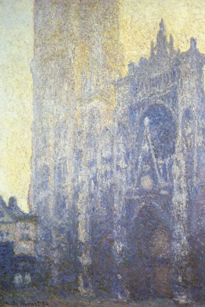 La Cathédrale de Rouen. Le Portail, effet du matin (W1347) – Claude Monet Cathédrales de Rouen de Claude Monet