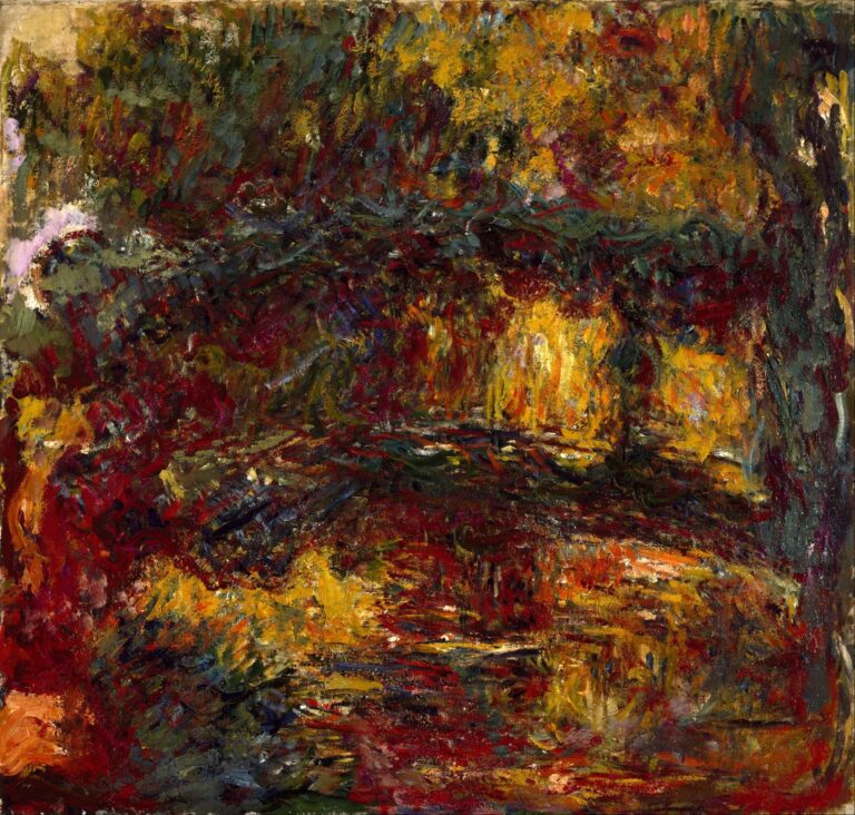 La passerelle japonaise, Giverny – Claude Monet Claude Monet