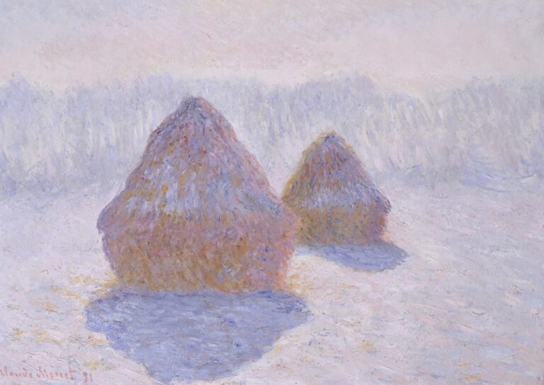 Meules, effet d’hiver – Claude Monet Claude Monet