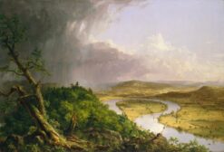 Vue du Mont Holyoke, Northampton, Massachusetts, après un orage – The Oxbow – Thomas Cole Thomas Cole