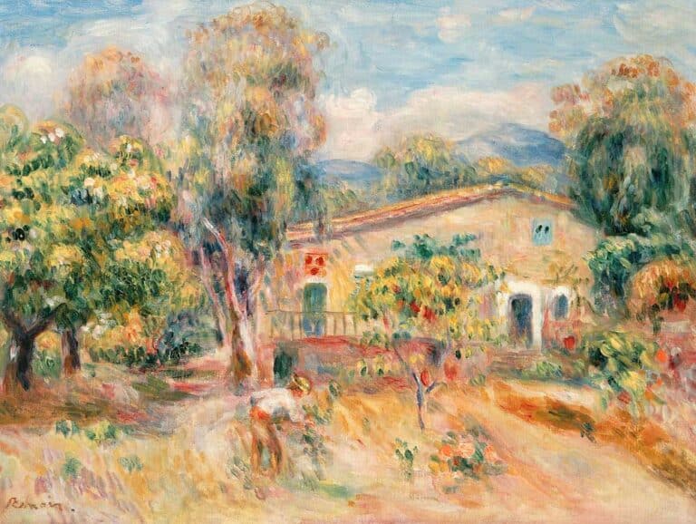 Ferme des Collettes, Cagnes – Pierre-Auguste Renoir Pierre-Auguste Renoir