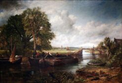 Vue sur la Stour près de Dedham, 1822 – John Constable John Constable