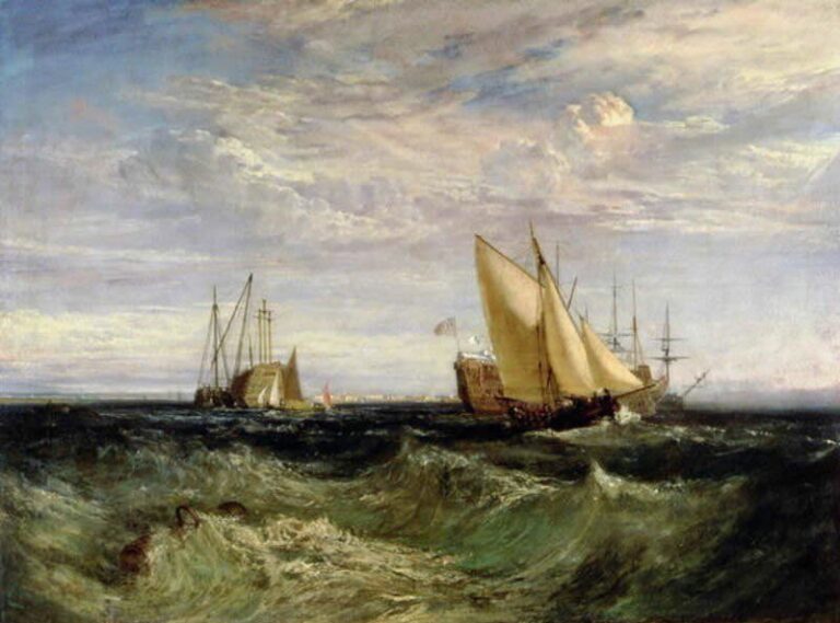 Le confluent de la Tamise et de la Medway – William Turner William Turner