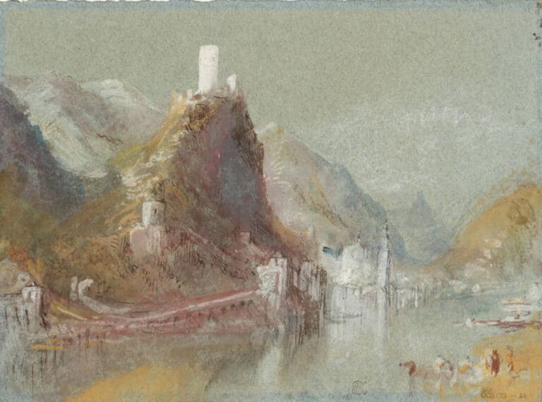 Cochem vue du sud – William Turner William Turner