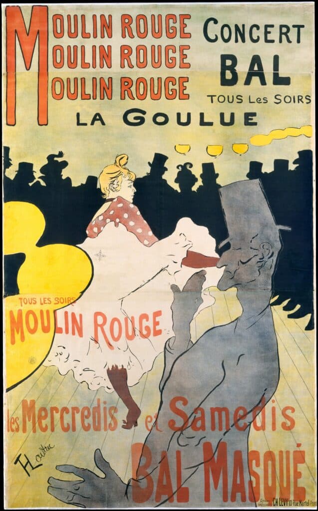 Moulin-Rouge – La Goulue – Toulouse Lautrec Henri de Toulouse-Lautrec