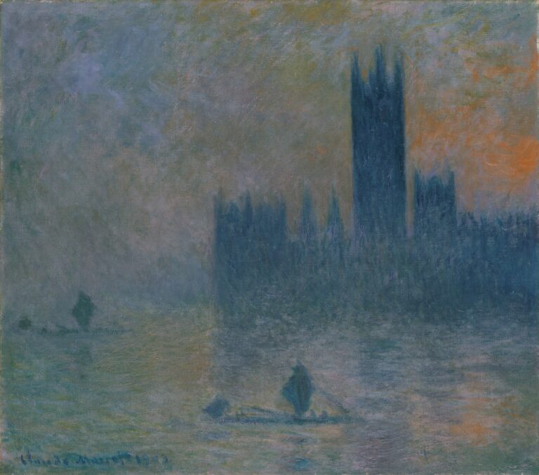 Londres, le Parlement (Effet de brouillard) (W 1609) – Claude Monet Claude Monet