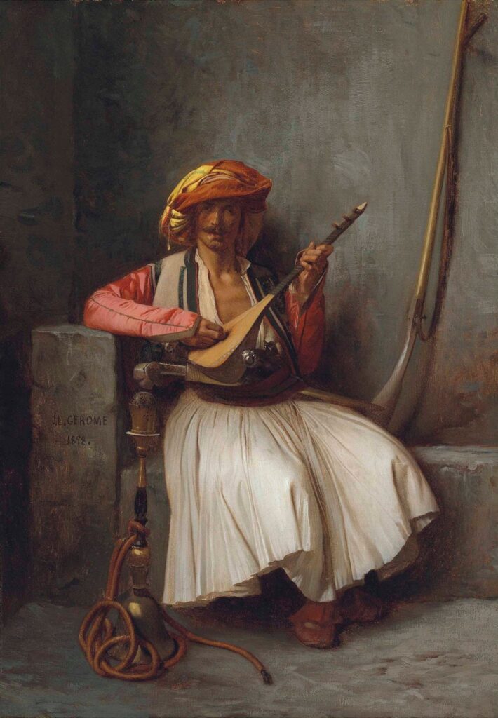 Le joueur de mandoline – Jean-Léon Gérôme Jean-Léon Gérôme