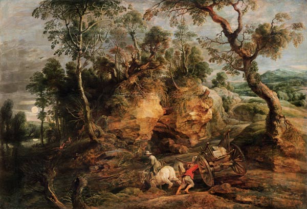 Paysage avec transporteurs pierre – Peter Paul Rubens Peter Paul Rubens