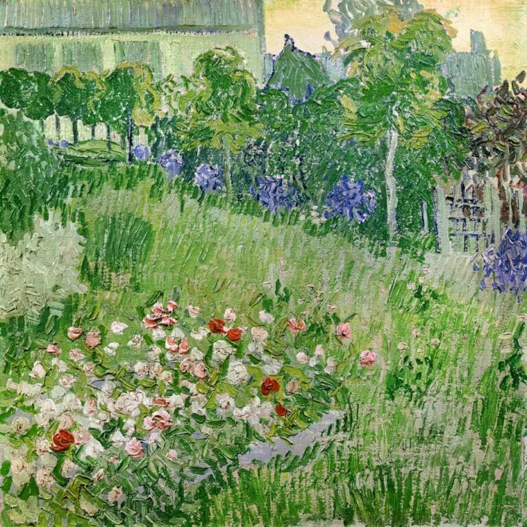 Le jardin de Daubigny – Van Gogh Vincent Van Gogh