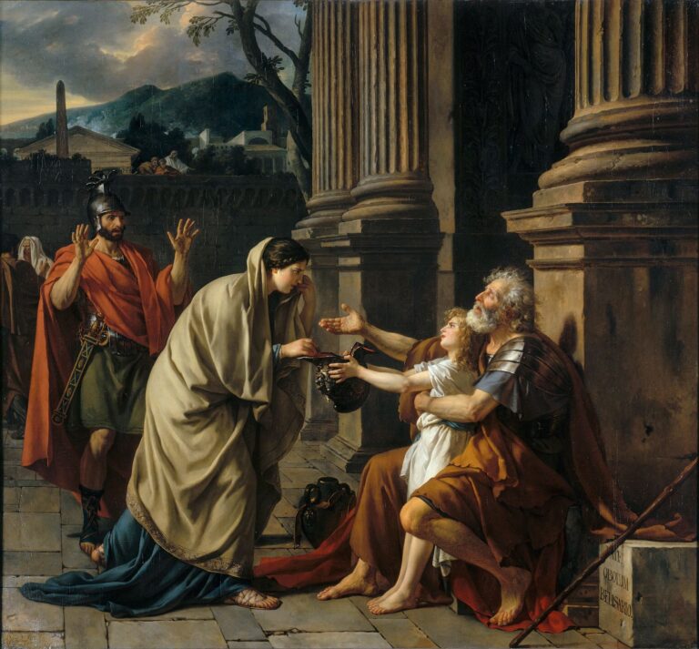 Belisarius demandant l’aumône – Jacques-Louis David Jacques-Louis David