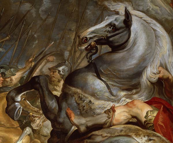 La bataille (Détail : le cheval de Decius Mus) – Peter Paul Rubens Peter Paul Rubens