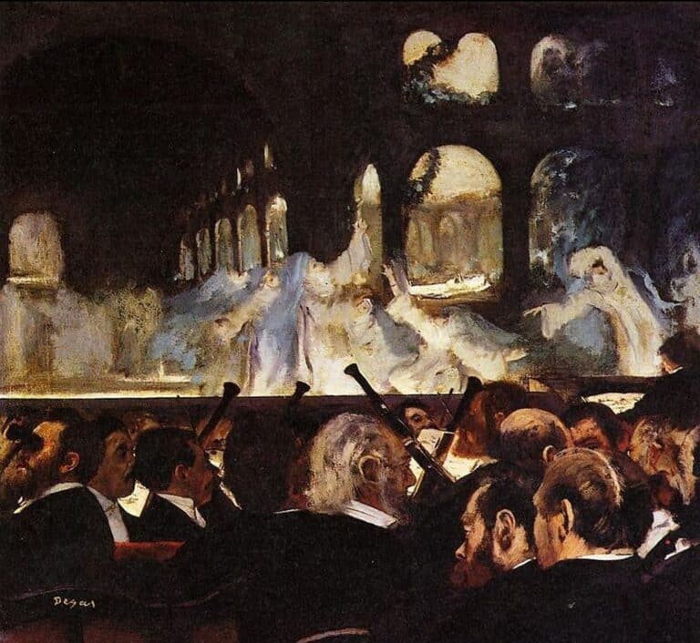 La scène de ballet de l’opéra « Robert le Diable » de Meyerbeer – Edgar Degas Edgar Degas