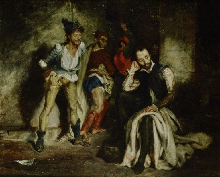 Le Tasse dans la maison des fous – Eugène Delacroix Eugène Delacroix