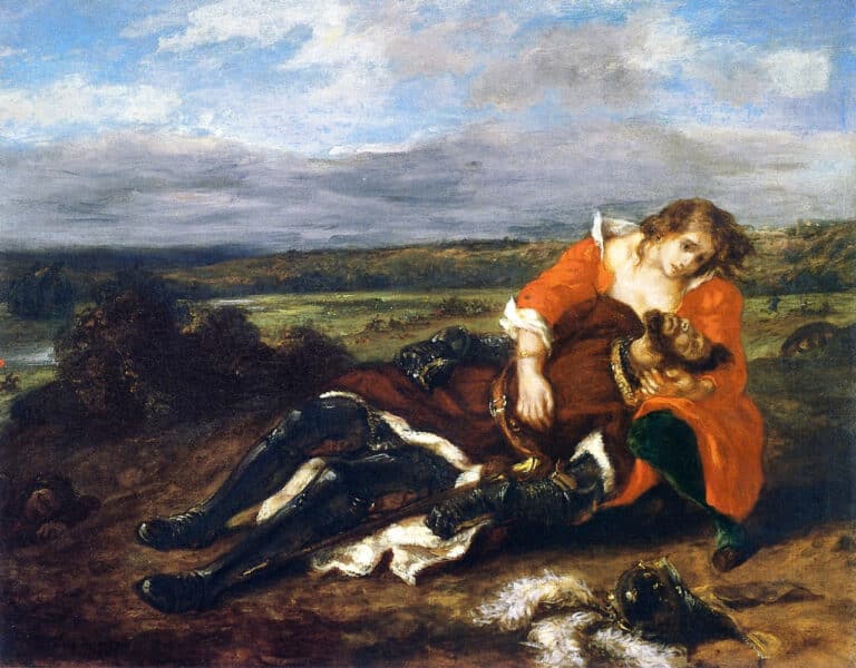 La mort de Lara – Eugène Delacroix Eugène Delacroix