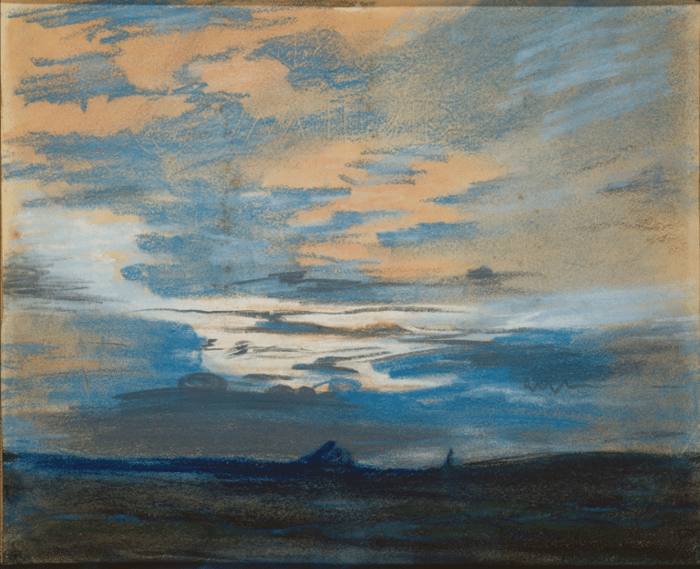 Coucher de soleil – Eugène Delacroix Eugène Delacroix