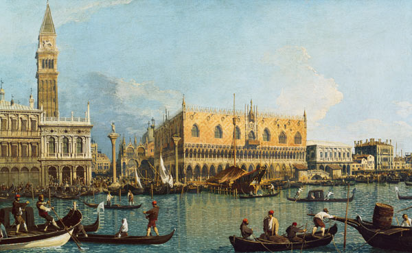 Le palais des Doges avec la Piazzetta – Giovanni Antonio Canal Giovanni Antonio Canal