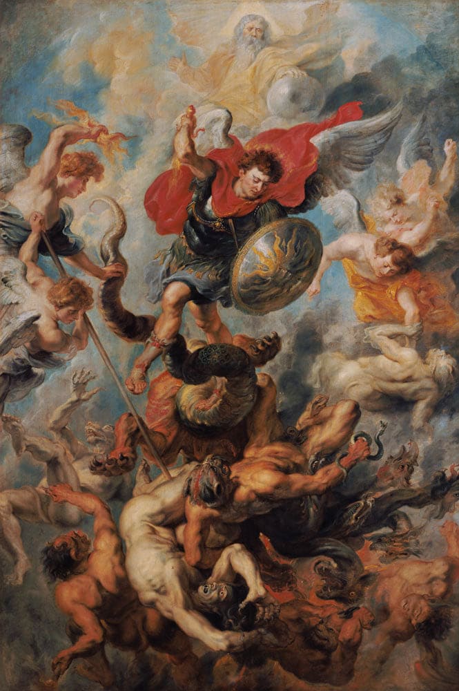 La chute de l’archange Michel dans la lutte contre les anges abtruennigen – Peter Paul Rubens Peter Paul Rubens