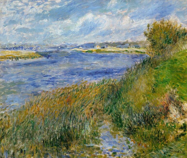 Les bords de Seine à Champrosay – Pierre-Auguste Renoir Pierre-Auguste Renoir